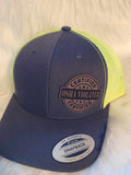 Trucker Hat with leather patch Certified OSHA Violator