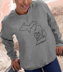 The Dirty Mitten Crew Neck Sweatshirt