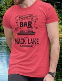 My favorite bar is the Mack Lake Sandbar T-shirt