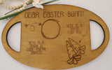 Easter Bunny and Santa Treat Tray Laser cut and engraved