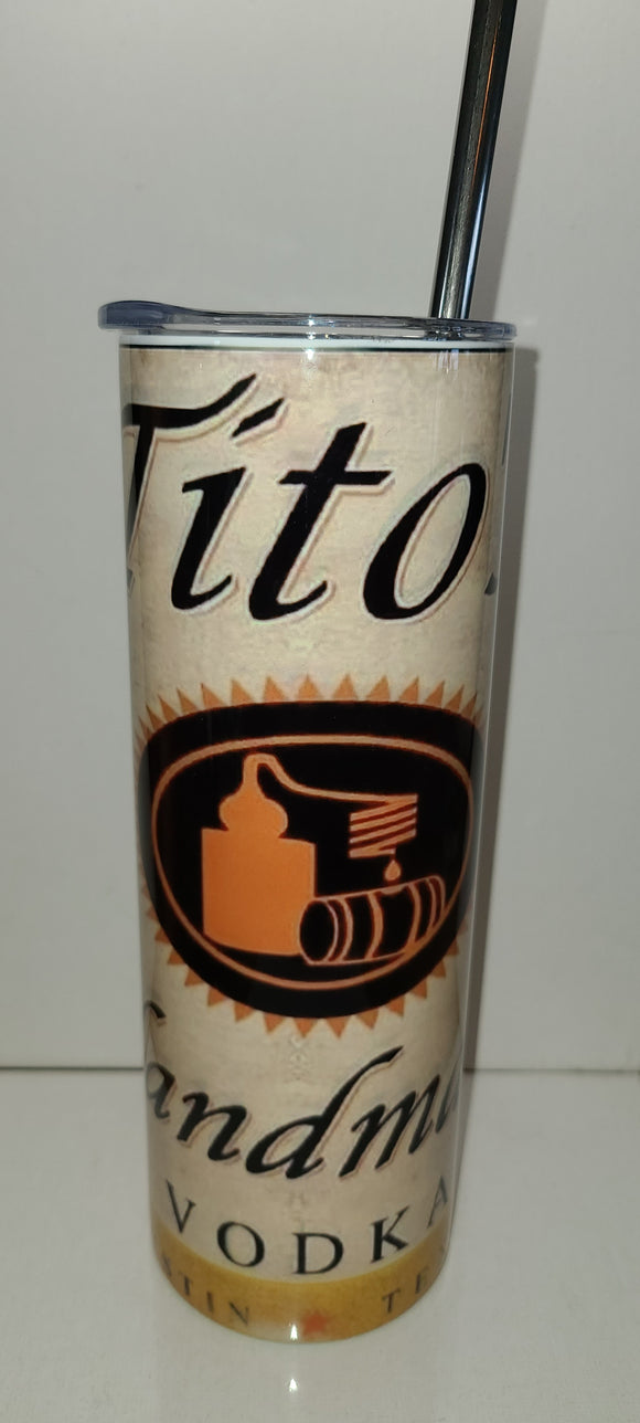 Tito's Vodka 20 OZ Tumbler
