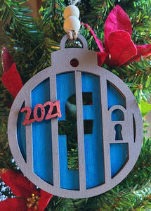 Facebook Jail Laser Cut Wood Ornament