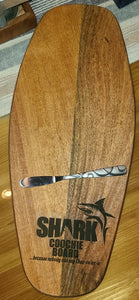 Laser Engraved Shark Coochie Board Charcuterie board