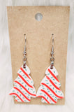 Snack Cake Christmas Cake Laser Cut Acrylic Handmade Earring Dangles