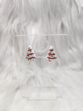 Snack Cake Christmas Cake Laser Cut Acrylic Handmade Earring Studs