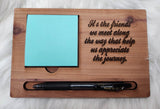 Friends Sticky Note and Pen Desk Tray