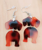 Dachshund Dangle Earrings Laser Cut Acrylic Handmade Earrings