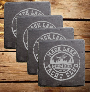 Mack Lake Yacht Club Member Coasters