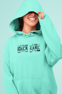 Mack Lake License Plate Hoodie